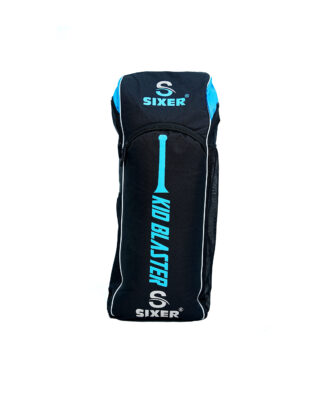 Kid Blaster Neon Blue Compact Cricket Kit Bag for Young Players with Eye-Catching Design and Organized Storage